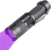 Spendeal UV Torch, UV Light Ultraviolet LED Flashlight Blacklight Portable Flashlight Torches 395nm LED Black Light Mini Flashlights Detector Light for Dog & Cat, Dry Stains, Resin Curing, Bed Bug