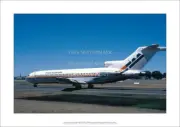 TAA Boeing 727-276 A3 Art Print – 1980s livery – 42 x 29 cm Poster