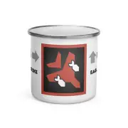 Eagle Airstrike Stratagem 12oz Enamel Mug