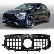 Fits For 2024 2025 Benz GLA CLASS Front Center Mesh Grille Grill Cover