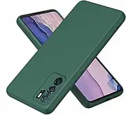 [WBWONE] Silicone Case for Oppo A16 / A16S / A54S Case, Mobile Phone Case with Fabric Lining Thin Soft TPU Soft Shockproof Protective Cover Bumper - Green
