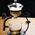 Kungfu Glass Tea Set Heat Resistant Drip Pot Glass Teapot for Tea Fans Gifts