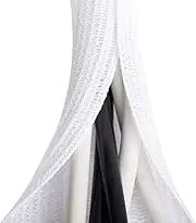 White Cable Sleeve, Cable Organizer for Desk PC TV Computer, Wire Protector Cable Wrap Cover, Cord Management for Home Office, 6.6ft - 1/2 inch