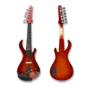 Advance 6 String Electric Violin for Student Beginner Full Size 4/4 Case,Bow