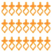 100pcs Bobbin Holder for Thread Spools on Spool Top Bobbins Orange