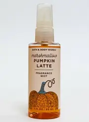 1 Bath & Body Works MARSHMALLOW PUMPKIN LATTE Mini Fragrance Mist Spray 3 fl oz