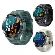 Military Smart Watch For Men Outdoor Sports Fitness Bracelet Blood oxygen GPS