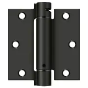 Deltana DSH35 U10B Single Action Steel 3 1/2-Inch x 3 1/2-Inch Spring Hinge