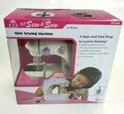 Mini Sewing Machine Michley Lil Sew & Sew LSS Ages 8+ White & Purple
