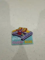 Girl Scout GSCSA Paddle Boat Patch