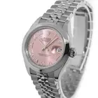 Rolex Lady-Datejust 28mm Stainless Steel Pink Roman Dial & Smooth Bezel 279160