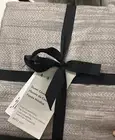 New West Elm Silky Tencel Striated King Duvet in Elm