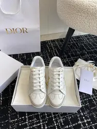 在飛比找Yahoo!奇摩拍賣優惠-路途良品 Dior新款小白鞋，迪奧 Dior Star女士運