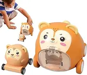 Pull Back and Go Car - Friction Powered Baby Animal Racing Car - Adorable Sensory Party Activities for 1-2 Years Old Toddler Birthday