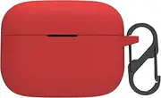 Haotop Shockproof Protective Silicone Case Cover Compatible with Sony LinkBuds S (Red)