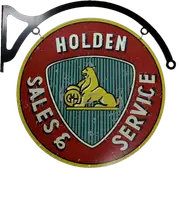 MASSIVE Holden Sales & Service Metal Bar Wall Sign Man Cave Garage Workshop