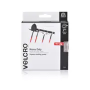 VELCRO Brand 50mm x 2.5m White Heavy Duty Stick On Tape