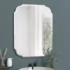 Silver Wall Mirror-Beveled Edge Frameless Mirror for Bathroom, Vanity, Bedroom,1