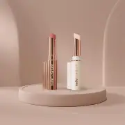 Creamy Matte Lipstick & Lip Primer Duo, 07 Red Blossom | Nude By Nature