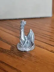 Vintage Gallo Pewter Sitting Dragon Pewter Figurine 1½"