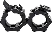 Clout Fitness Barbell Clamps Collars for 2 Inch Olympic Size Barbell