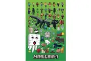 Minecraft Character Montage Poster (Multicoloured) (91.5cm x 0.12cm x 61cm)