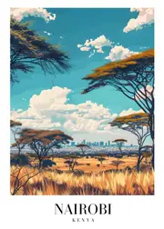 [Namly Design] Poster - Nairobi Landscape