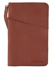 [PIERRE CARDIN] Italian Leather Passport Wallet in Rose