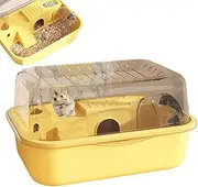 Hamster Habitat - Large capacity room, features high light transmittance | Maintain a spacious and comfortable habitat, interact with comfortably, ideal for building bonds and maintaining hamster