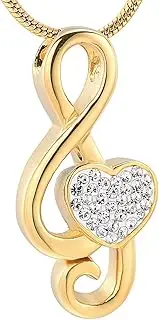 KETIME 316L Stainless Steel Locket Urn Necklace for Ashes for Women Memorial Pendant Necklace