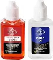 Rochix Synthetic Valve Oil & Tuning Slide Grease for Trumpet,Trombone,French Horn,Tuba,Euphonium and Other Brass Instruments