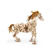 410pc Ugears Horse Mechanoid Mechanical DIY Kit Wooden 3D Puzzle/Model Set 14+