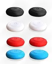 UUShop 8 Pack 4 Colors Silicone Thumb Stick Caps Grip Gamepad Analog Joystick for Nintendo Switch NS Controller Joy-Con