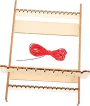 KOMBIUDA Handmade Wooden Loom Toy Loom Knitting Toy Boys and Kit Early Learning Safe