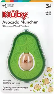 Nuby AVO Muncher with Wood Spinner