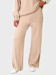 Womens Knit Side Stripe Pant