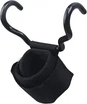 Weight Lifting Hooks | Heavy Duty Pull-up Wrist Assist Strap,Firm Grip Training Equipment for Barbell Row, Rowing Machine Training, Dumbbell Exercises