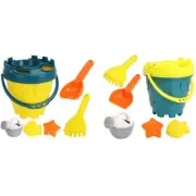 Children Sandpit Play Set Foldable Bucket Shovel Rake Moulds Water Bottle Toy