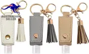 Portable Empty Travel Bottle Keychain Hand Sanitizer Bottle Holder 3 Pack 1Oz 30