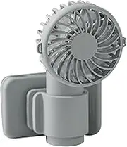 Handheld Cooling Fan, Rechargeable Umbrella Clamp-On Fan, 3 Wind Speeds, USB Charging Portable Blower, Electronics for Home, Tent, Stroller, Computer Desk, Travel Use, (1000 mAh)
