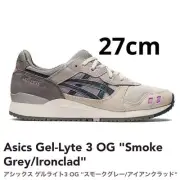 ASICS Sportstyle Shoes GEL-LYTE III OG 1201A482 Smoke Grey/Ironclad 27cm US9