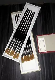 SOLO HORTON 2176 Fine select red sable Hair Stroke Brush 1 Dozen 1/4 in.