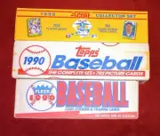 (3) 1990 Factory Sealed Baseball Sets (1) Score (1) Topps (1) Fleer Mint+ Con.