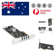 High-Speed 4 Port USB 3.0 PCIe Adapter - 5Gbps Each for Optimal Device Power