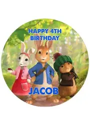 Edible Cake Toppers PETER RABBIT CAKE TOPPER - Highest Australian Quality