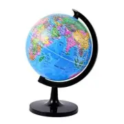 8'' World Globe for Kids Learning, DIY Assemble Educational Rotating World