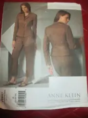 Vintage UNCUT Vogue ANNE KLEIN JACKET & PANTS Size 20 to 24 Sewing PATTERN-#2897