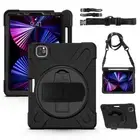 [Drop-Proof] Armor Protective Case with Rotating Stand&Strap for iPad Pro 11 3rd