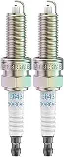 4PCS Iridium Spark Plugs 6643 LZKAR6AP11/22401-ED815 Compatible With NISSAN Micra March Tiida X-Trail NV200 QASHQAI Cube Note DUALIS