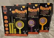 FIVE STAR Pumpkin Carving & Stencil Kit 3 Pack Lot Tools, Designs, & Guarantee